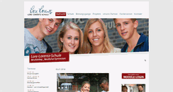 Desktop Screenshot of lore-lorentz-schule.de